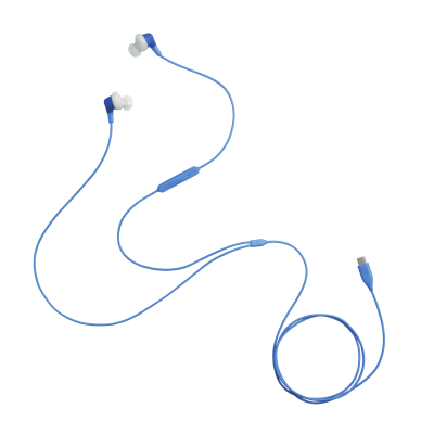 AUDIFONOS DE CABLE JBL ENDURANCE RUN 3 USBC TWISTLOCK AZUL ENDURRUN3CBLUAM